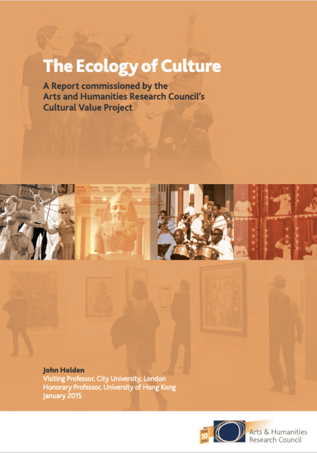 La ecología de la cultura. Informe del Consejo de Investigación de las Artes y Humanidades de UK