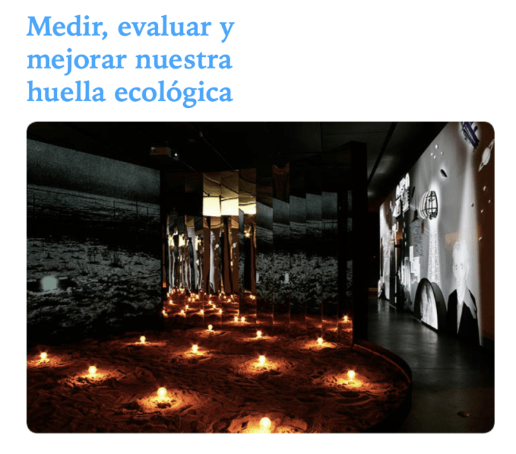 Medir, evaluar y mejorar nuestra huella ecológica