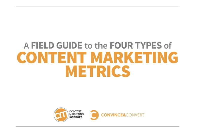 A field guide to the four types of Content Marketing Metrics