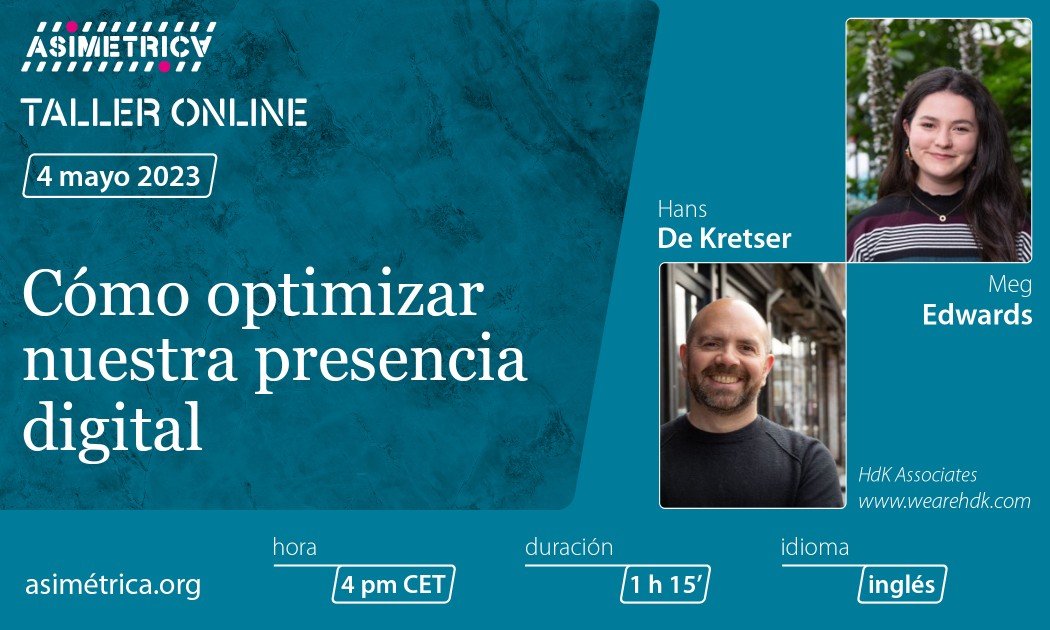 Grabación "Cómo optimizar nuestra presencia digital"