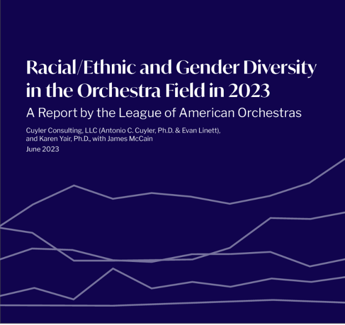 Diversidad, equidad e inclusión en las orquestas de EEUU 2013-2023